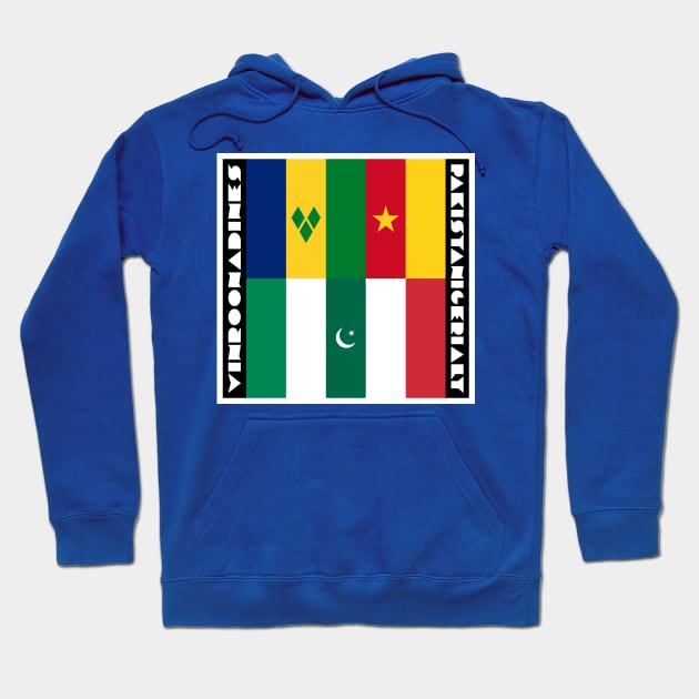 Vinroonadines and Pakistanigerialy Hoodie by Aqua Juan